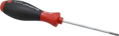 Wiha - T20 Torx Driver - 100mm Blade Length, 8-1/4" OAL, Ergonomic Handle - Caliber Tooling