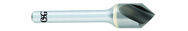 1/2" Size - 1/4" Shank - 82° Single Flute Countersink - Caliber Tooling