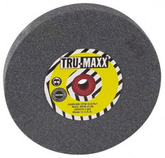 Tru-Maxx - 60 Grit Aluminum Oxide Bench & Pedestal Grinding Wheel - 12" Diam x 1-1/2" Hole x 2" Thick, 2705 Max RPM, P Hardness, Medium Grade , Vitrified Bond - Caliber Tooling