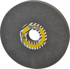 Tru-Maxx - 80 Grit Aluminum Oxide Bench & Pedestal Grinding Wheel - 7" Diam x 1-1/4" Hole x 3/4" Thick, 3600 Max RPM, O Hardness, Medium Grade , Vitrified Bond - Caliber Tooling