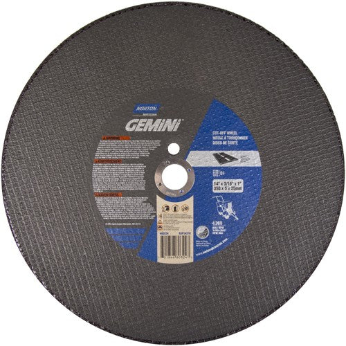 14″ × 3/16″ × 1″ Asphalt - CP Walk-Behind Cut-Off Wheel Type 01 Straight 24 - Caliber Tooling