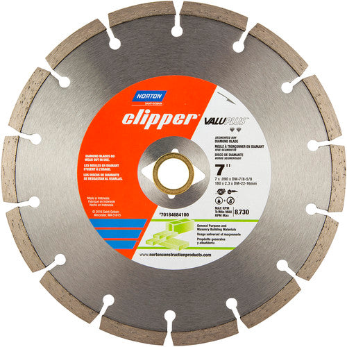 7X.090XDM-7/8-5/8 DIAMOND SAW BLADE - Caliber Tooling