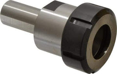 Scully Jones - 0.1575" to 1.0236" Capacity, 65mm Projection, Straight Shank, ER40 Collet Chuck - 115mm OAL, 1" Shank Diam - Exact Industrial Supply