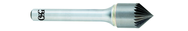 1/2" Size - 1/4" Shank - 82° Single Flute Countersink - Caliber Tooling