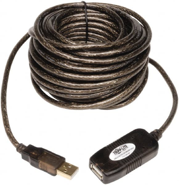 Tripp-Lite - 33' Long, USB A/A Computer Cable - Black, Male x Female - Caliber Tooling