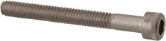 Holo-Krome - #8-32 UNC Hex Socket Drive, Socket Cap Screw - Grade 18-8 Stainless Steel, Uncoated, Partially Threaded, 1-1/2" Length Under Head - Caliber Tooling