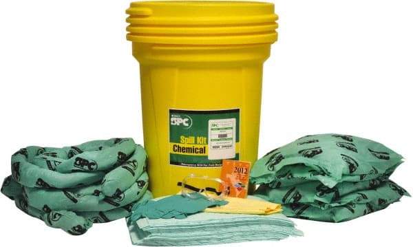 Brady SPC Sorbents - Chemical Neutralizer & Absorbent Spill Kit - 30 Gal Bucket - Caliber Tooling