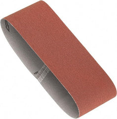 Porter-Cable - 4" Wide x 24" OAL, 80 Grit, Aluminum Oxide Abrasive Belt - Aluminum Oxide, Medium, Coated, X Weighted Cloth Backing, Dry - Caliber Tooling