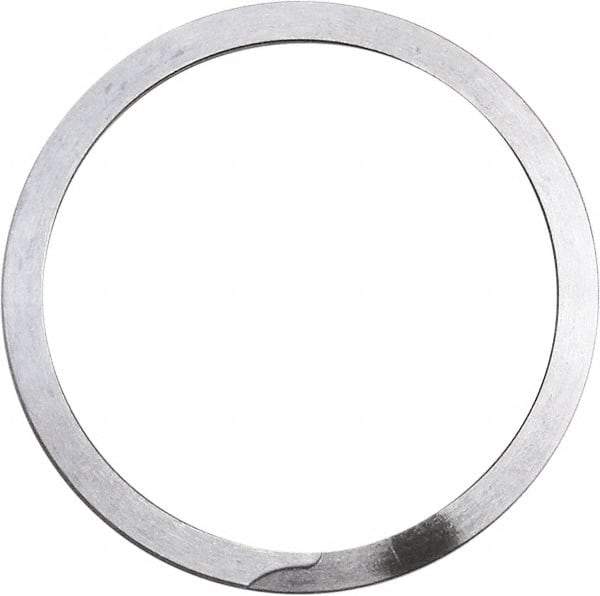 Rotor Clip - 0.042" Thick, Uncoated Finish, Stainless Steel Spiral Internal Retaining Ring - 0.046" Groove Width, 0.033" Groove Depth, 1.066" Groove Diam, Grade 302 - Caliber Tooling