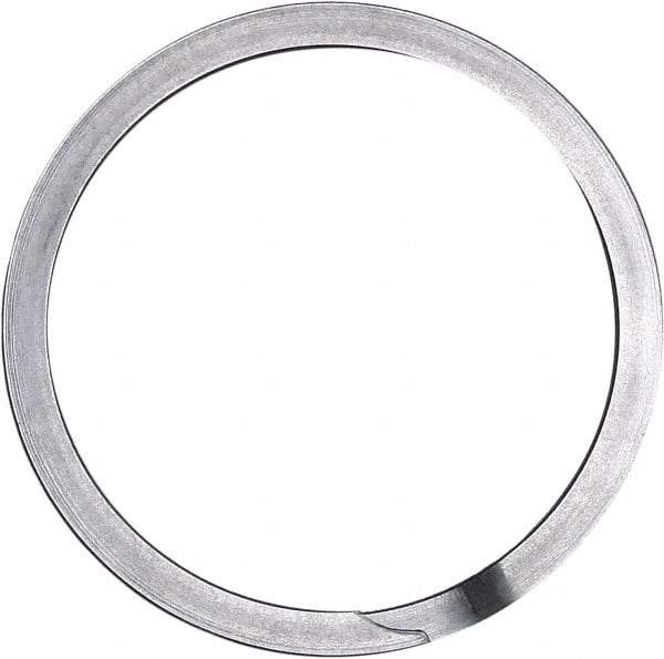 Rotor Clip - 1.65" Groove Diam, 1-3/4" Shaft Diam, Oil Stainless Steel, Spiral External Retaining Rings - 0.068" Groove Width, 0.05" Groove Depth, 0.062" Ring Thickness, Grade 302 - Caliber Tooling