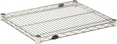 Value Collection - 24" Wide, 1.19" High, Open Shelving Accessory/Component - Stainless Steel Finish, 18" Deep, Use with NuLine Units - Caliber Tooling