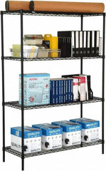 Value Collection - 4 Shelf Wire Shelving Unit - 24" Wide x 18" Deep x 74" High, - Caliber Tooling