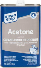 Klean-Strip - 1 Qt Acetone - Comes in Metal Can - Caliber Tooling