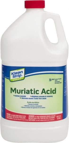 Klean-Strip - 1 Gal Muriatic Acid - 0 gL VOC Content, Comes in Plastic Can - Caliber Tooling