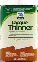 Klean-Strip - 1 Qt Lacquer Thinner - 230 gL VOC Content, Comes in Metal Can - Caliber Tooling