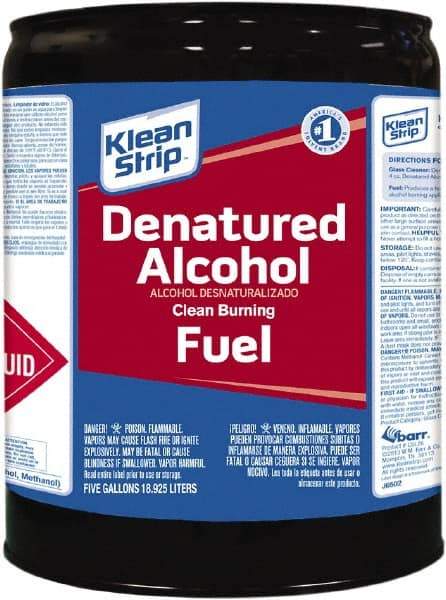 Klean-Strip - 5 Gal Denatured Alcohol - 790 gL VOC Content, Comes in Metal Can - Caliber Tooling