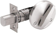 Falcon - 1-3/8 to 1-3/4" Door Thickness, Satin Chrome Finish, Keyless / Outside Rose Deadbolt - Caliber Tooling