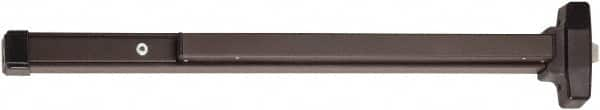 Falcon - 29-1/4 to 36" Wide Door Range, Duranodic Bronze Finish Medium Duty Rim Push Bar - 2-1/2 Projection - Caliber Tooling