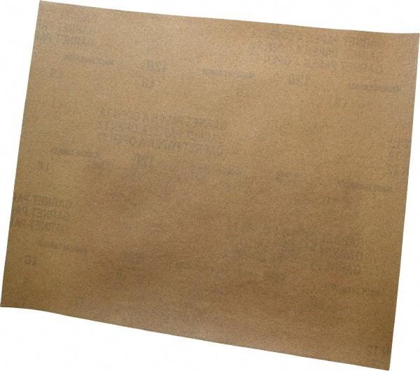 Norton - 120 Grit, Garnet Sanding Sheet - 11" Long x 9" Wide, Fine Grade, A Weighted Paper Backing - Caliber Tooling