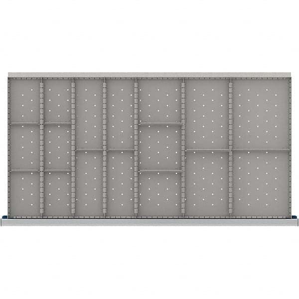 LISTA - 17-Compartment Drawer Divider Layout for 3.15" High Drawers - Caliber Tooling