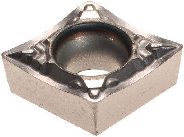 Tungaloy - CCGT32.51 Grade AH725 Carbide Turning Insert - 80° Diamond, 5/32" Thick, 1/64" Corner Radius - Caliber Tooling