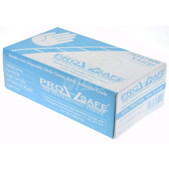 PRO-SAFE - 50 Piece Pack, Size XL, 8 mil, Industrial Grade, Powder Free Nitrile Disposable Gloves - Exact Industrial Supply