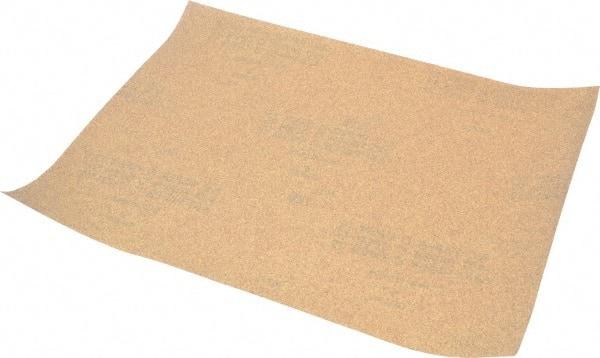 Norton - 120 Grit, Aluminum Oxide Sanding Sheet - 11" Long x 9" Wide, Fine Grade, C Weighted Paper Backing - Caliber Tooling