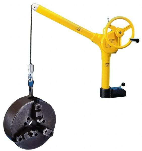 Sky Hook - 500 Lb Load Capacity, Steel Jib Crane - Swing Jib - Caliber Tooling