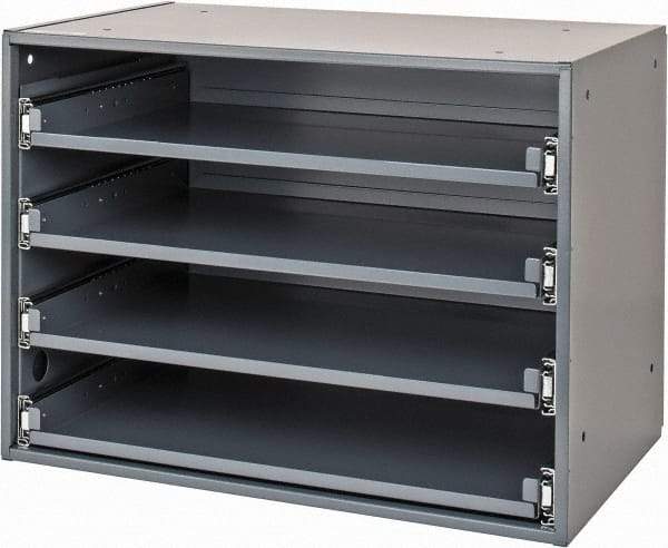 Durham - 4 Drawer, Small Parts Heavy Duty Bearing Slide Rack Cabinet - 12-1/2" Deep x 20" Wide - Caliber Tooling