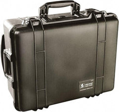 Pelican Products, Inc. - 17-59/64" Wide x 10-27/64" High, Clamshell Hard Case - Black, Polypropylene - Caliber Tooling