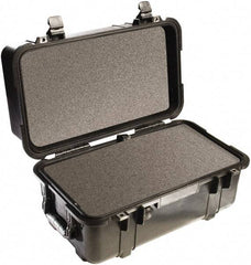 Pelican Products, Inc. - 12-47/64" Wide x 12-3/4" High, Clamshell Hard Case - Black, Polypropylene - Caliber Tooling