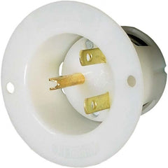 Hubbell Wiring Device-Kellems - Straight Blade Plugs & Connectors Connector Type: Flanged Inlet Grade: Industrial - Caliber Tooling