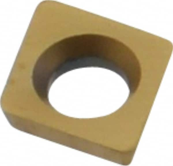 Seco - CDCB1.21.21 Grade CP500 Carbide Turning Insert - TiAlN/TiN Finish, 80° Diamond, 5/32" Inscr Circle, 5/64" Thick, 1/64" Corner Radius - Caliber Tooling