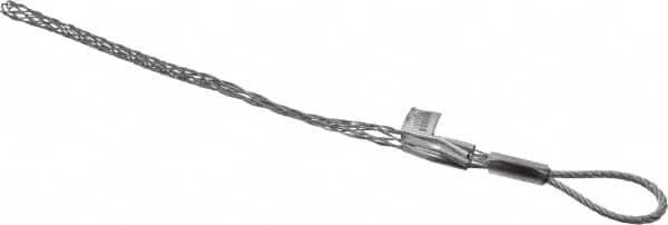 Woodhead Electrical - Flexible Eye, Closed Mesh, Steel Wire Pulling Grip - 14-3/4" Mesh, 3/4 to 0.99" Cable Diam - Caliber Tooling