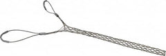 Woodhead Electrical - Double Eye, Closed Mesh, Bronze Wire Pulling Grip - 14" Mesh, 3/4 to 0.99" Cable Diam - Caliber Tooling