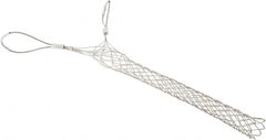 Woodhead Electrical - Double Eye, Closed Mesh, Bronze Wire Pulling Grip - 20" Mesh, 1-3/4 to 1.99" Cable Diam - Caliber Tooling