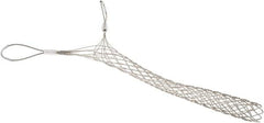 Woodhead Electrical - Double Eye, Closed Mesh, Bronze Wire Pulling Grip - 22" Mesh, 2 to 2.49" Cable Diam - Caliber Tooling