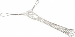 Woodhead Electrical - Double Eye, Closed Mesh, Bronze Wire Pulling Grip - 24" Mesh, 2-1/2 to 3" Cable Diam - Caliber Tooling