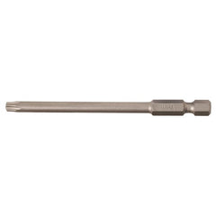 Security Torx Power Bit T30s × 90mm. 5 Bit Pack. - Caliber Tooling