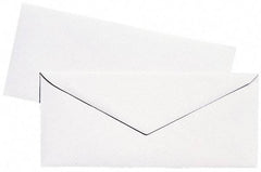 UNIVERSAL - 6-1/2" Long x 3-5/8" Wide Gummed Flap Plain White Envelope with Window - 24 Lb Paper Weight - Caliber Tooling