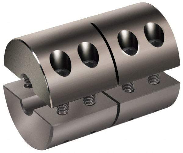 Climax Metal Products - 1" Inside x 3-1/4" Outside Diam, Machinable Rigid Coupling - No Keyway - 4-7/8" Long - Caliber Tooling