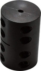 Climax Metal Products - 1/4" Inside x 1-3/4" Outside Diam, Machinable Rigid Coupling - No Keyway - 2-5/8" Long - Caliber Tooling