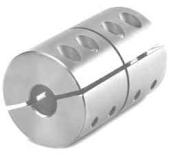 Climax Metal Products - 1" Inside x 3-1/4" Outside Diam, Machinable Rigid Coupling - No Keyway - 4-7/8" Long - Caliber Tooling