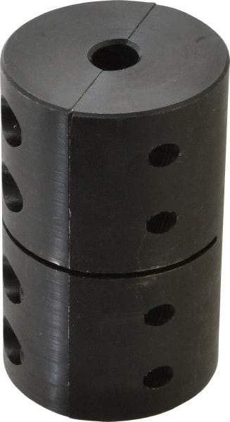 Climax Metal Products - 1/2" Inside x 2" Outside Diam, Machinable Rigid Coupling - No Keyway - 3" Long - Caliber Tooling