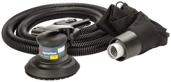 Ingersoll-Rand - 12,000 OPM, 15.8 CFM Air Consumption, Palm Air Orbital Sander - Round Pad, 1/4 NPT Inlet - Caliber Tooling