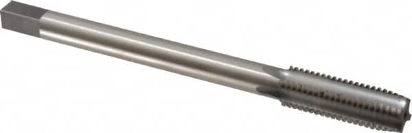 Made in USA - M14x2.00 Metric Coarse, 4 Flute, Bright Finish High Speed Steel, Hand, Extension Pulley Tap - Plug Chamfer, 6" OAL - Exact Industrial Supply