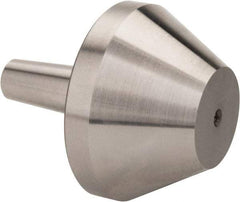 Riten - 2MT & 3MT Taper, 7/8 to 1-3/4" Point Diam, Hardened Tool Steel Lathe Bull Nose Point - 1-3/16" OAL - Caliber Tooling