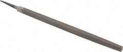 Value Collection - 14" Long, Second Cut, Square American-Pattern File - Double Cut, Tang - Caliber Tooling