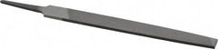 Value Collection - 6" Long, Second Cut, Mill American-Pattern File - Single Cut, 7/64" Overall Thickness, Tang - Caliber Tooling