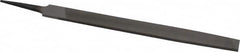 Value Collection - 10" Long, Smooth Cut, Mill American-Pattern File - Single Cut, 11/64" Overall Thickness, Tang - Caliber Tooling